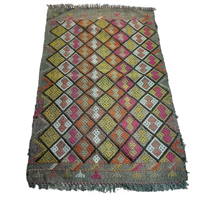 Small Anatolian Turkish Kilim Rug-AIV-1266646