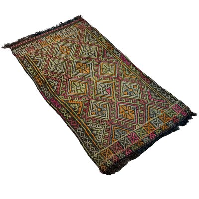 Small Anatolian Turkish Kilim Rug-AIV-1293847