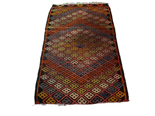 Small Anatolian Turkish Kilim Rug-AIV-1266652