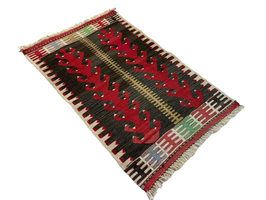 Small Anatolian Turkish Kilim Rug-AIV-1293856