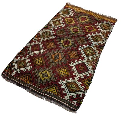 Small Anatolian Turkish Kilim Rug-AIV-1293849