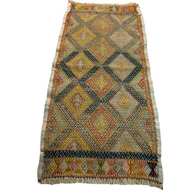 Small Anatolian Turkish Kilim Rug-AIV-1293853