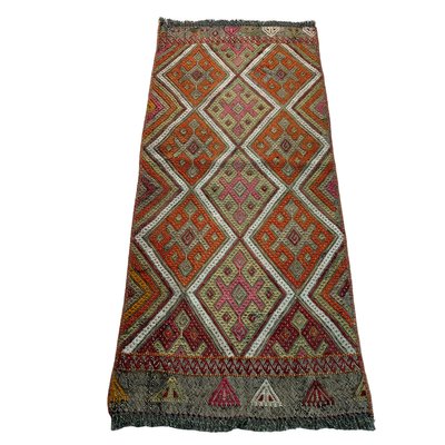 Small Anatolian Turkish Kilim Rug-AIV-1293851