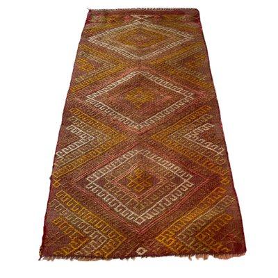 Small Anatolian Turkish Kilim Rug-AIV-1266649