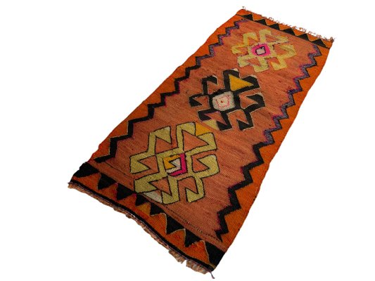 Small Anatolian Turkish Kilim Rug-AIV-1293855