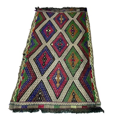 Small Anatolian Turkish Kilim Rug-AIV-1266637