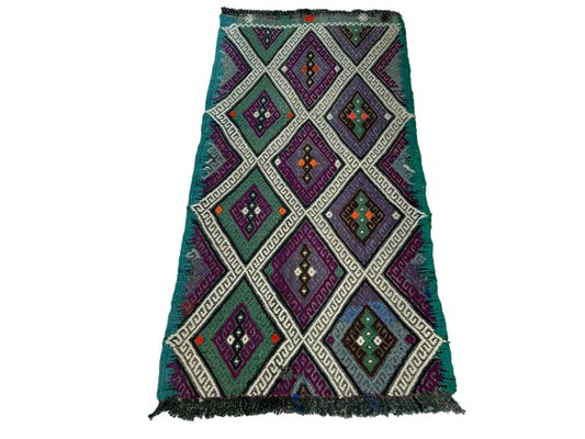 Small Anatolian Turkish Kilim Rug-AIV-1293859