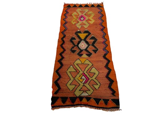 Small Anatolian Turkish Kilim Rug-AIV-1293855