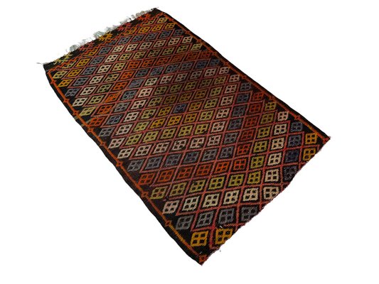 Small Anatolian Turkish Kilim Rug-AIV-1266652