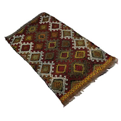 Small Anatolian Turkish Kilim Rug-AIV-1293849