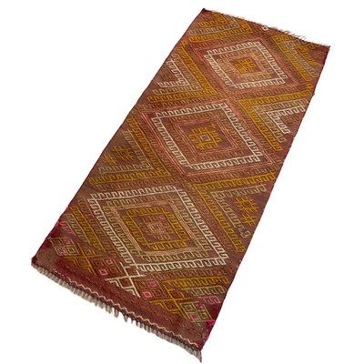 Small Anatolian Turkish Kilim Rug-AIV-1266649