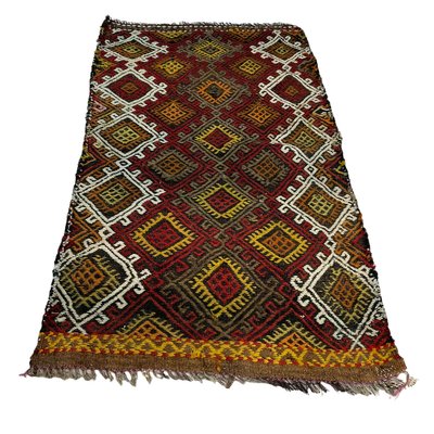 Small Anatolian Turkish Kilim Rug-AIV-1293849