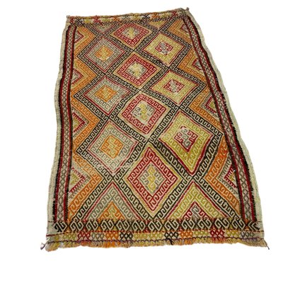 Small Anatolian Turkish Kilim Rug-AIV-1266623