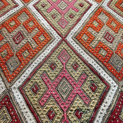 Small Anatolian Turkish Kilim Rug-AIV-1293851