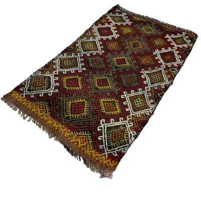 Small Anatolian Turkish Kilim Rug-AIV-1293849