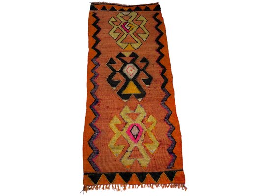 Small Anatolian Turkish Kilim Rug-AIV-1293855