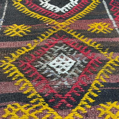 Small Anatolian Turkish Kilim Rug-AIV-1293854