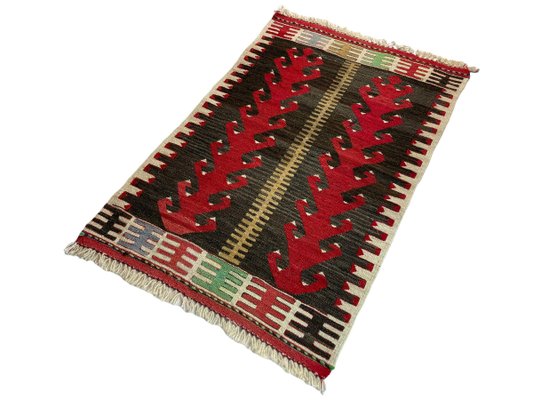 Small Anatolian Turkish Kilim Rug-AIV-1293856