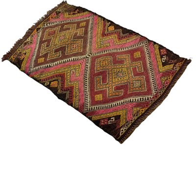 Small Anatolian Turkish Kilim Rug-AIV-1266632