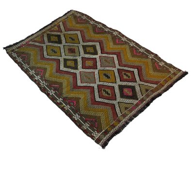 Small Anatolian Turkish Kilim Rug-AIV-1266651