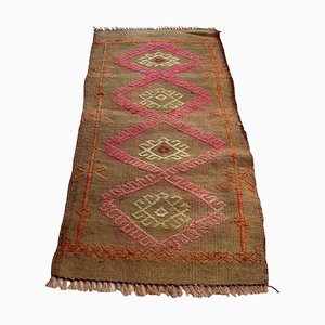 Small Anatolian Turkish Kilim Rug-AIV-1266635