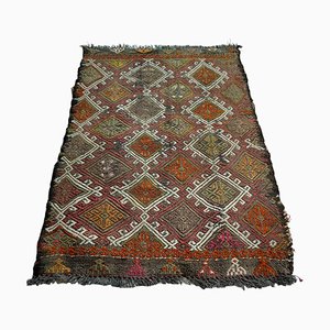 Small Anatolian Turkish Kilim Rug-AIV-1266629