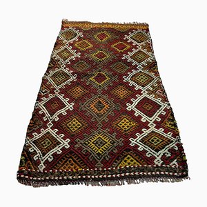 Small Anatolian Turkish Kilim Rug-AIV-1293849