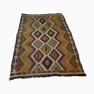 Small Anatolian Turkish Kilim Rug-AIV-1266651