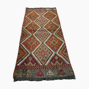 Small Anatolian Turkish Kilim Rug-AIV-1293851