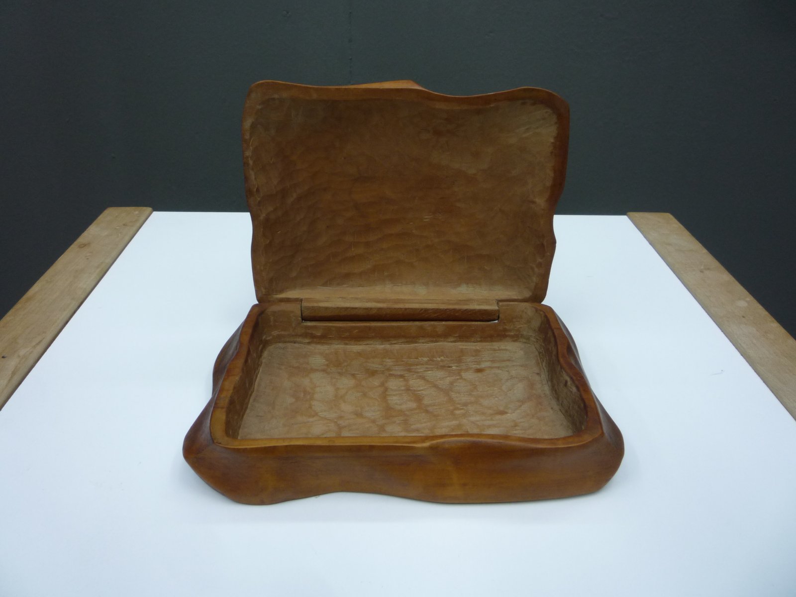 Small Anthroposophical Walnut Box in the style of Siegfried Pütz, 1920s