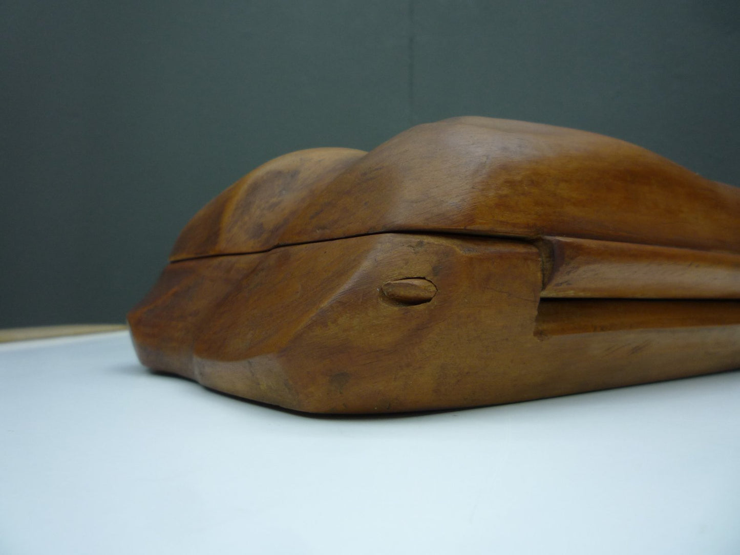 Small Anthroposophical Walnut Box in the style of Siegfried Pütz, 1920s