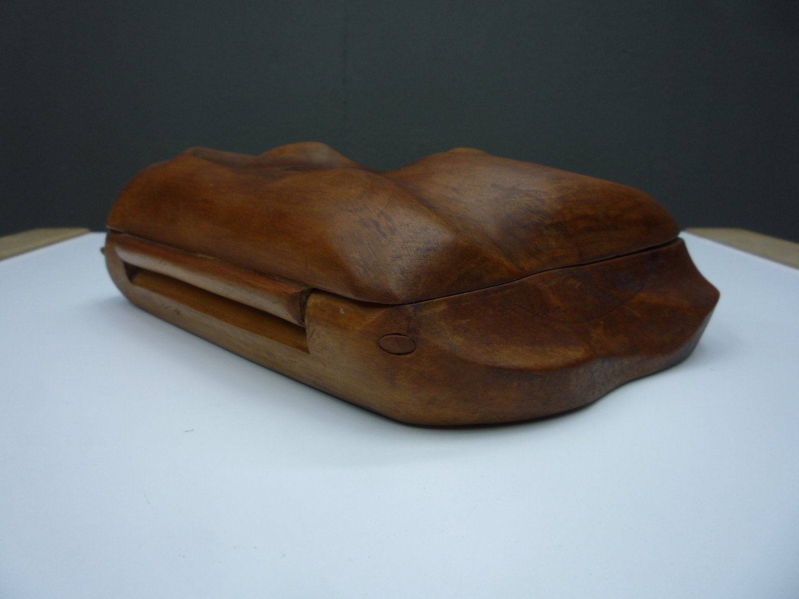 Small Anthroposophical Walnut Box in the style of Siegfried Pütz, 1920s