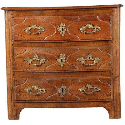 Small Antique Baroque 18th Century Walnut Dresser-DXD-1150917