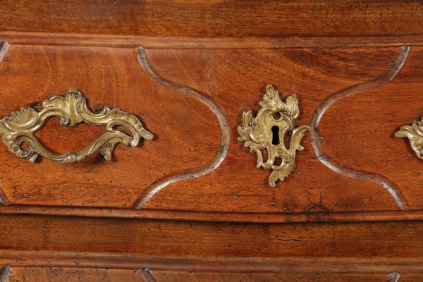 Small Antique Baroque 18th Century Walnut Dresser-DXD-1150917