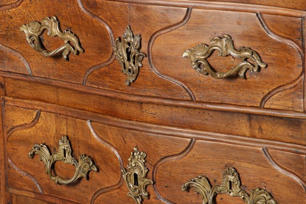 Small Antique Baroque 18th Century Walnut Dresser-DXD-1150917