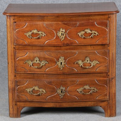 Small Antique Baroque 18th Century Walnut Dresser-DXD-1150917