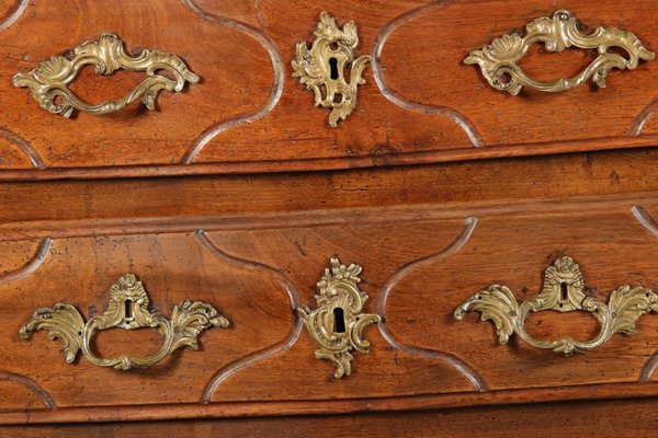 Small Antique Baroque 18th Century Walnut Dresser-DXD-1150917