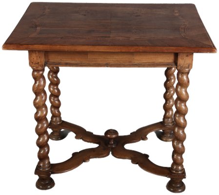 Small Antique Baroque Side Table in Walnut, 1800-DXD-1750409