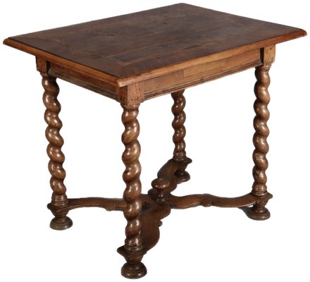 Small Antique Baroque Side Table in Walnut, 1800-DXD-1750409