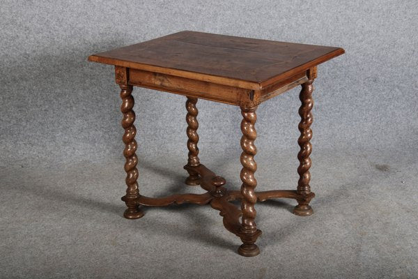 Small Antique Baroque Side Table in Walnut, 1800-DXD-1750409