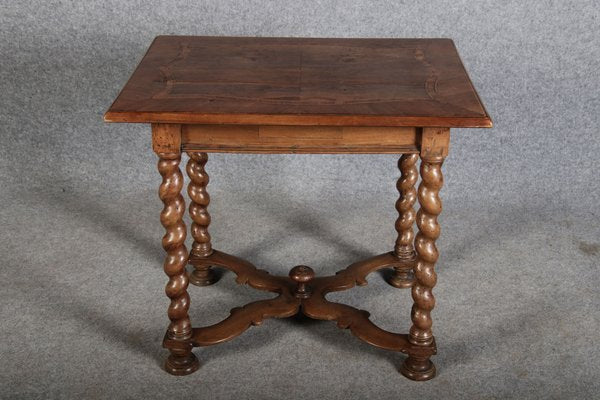 Small Antique Baroque Side Table in Walnut, 1800-DXD-1750409