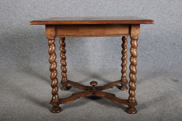 Small Antique Baroque Side Table in Walnut, 1800-DXD-1750409