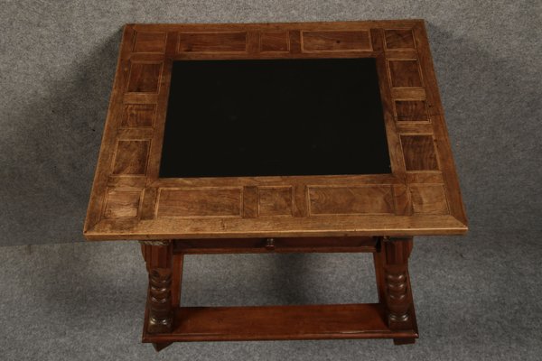 Small Antique Boatmans Table in Walnut with Inlays, 1800-DXD-2021907