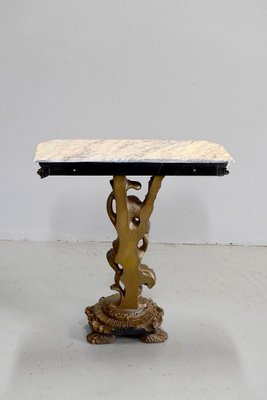 Small Antique Carved Console Table-RVK-757006