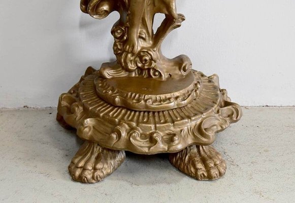 Small Antique Carved Console Table-RVK-757006