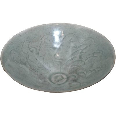 Small Antique Chinese Sung Period Circular Stoneware Bowl-ZCI-752001