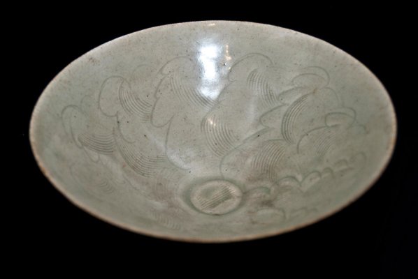 Small Antique Chinese Sung Period Circular Stoneware Bowl-ZCI-752001