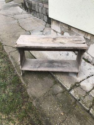 Small Antique Country Seat Bench-OXJ-1726489