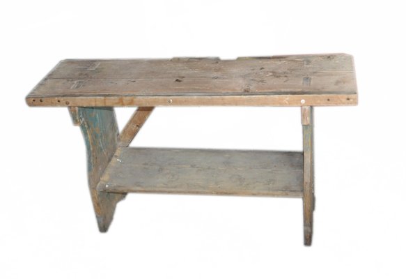 Small Antique Country Seat Bench-OXJ-680514