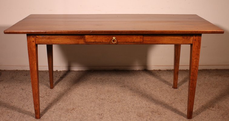 Small Antique Farm Table in Oak, 1800s-HPU-2034737